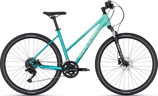 KELLYS CLEA 10 dámský cross 28" misty blue - Modrá / M