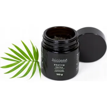 Tělový peeling Solný peeling čokoláda černucha - Bioleev