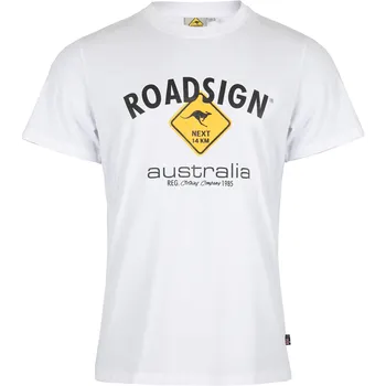 Pánské tričko Roadsign Australia bílé Barva: Bílá, Velikost: 3XL