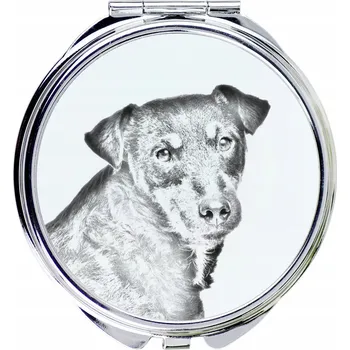 Kosmetické zrcátko Německý lovecký teriér – kompaktní kapesní zrcátko se psem