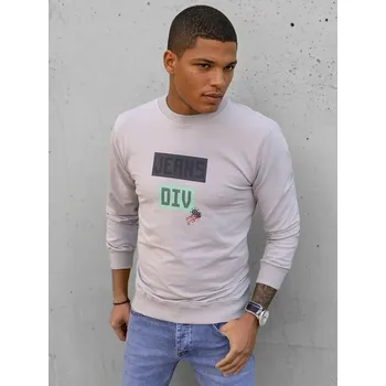 Pánské oblečení Pánská mikina DSTREET BÉŽOVÁ XL