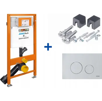 WC sada Podomítková nádržka pro toaletu Werit JOMO 112 cm s tlačítkem SWITCH bílý