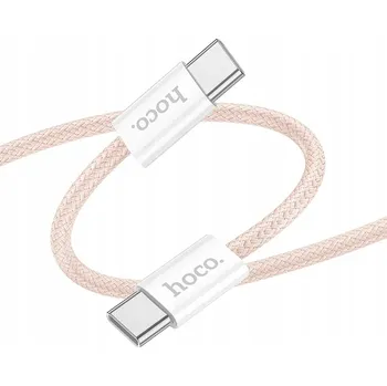 Náhradní díl pro mobilní telefon Kabel Hoco USB typ C - USB typ C 2 m růžový