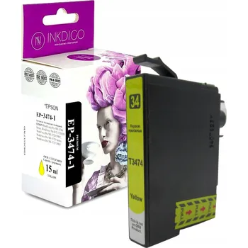 Žlutá inkoustová kazeta Inkdigo pro tiskárny Epson