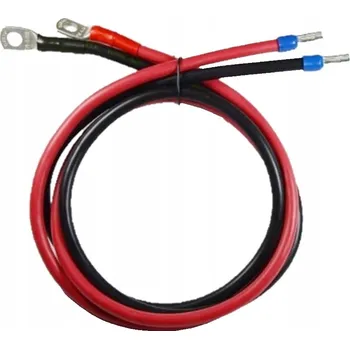 elektrický kabel Propojovací kabel k invertoru, akumulátor, 16mm2 LgY, 200cm, M8, POLSKÝ KABEL
