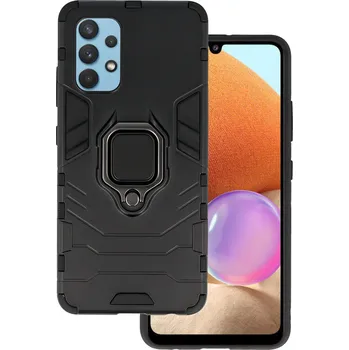 Pouzdro na mobilní telefon Zadní kryt Ring Armor na Samsung Galaxy A32 4G černý