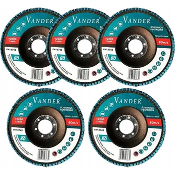 Brusný kotouč Lamelový brusný kotouč zirkon P80 125mm 5 ks