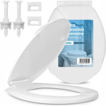 WC sedátko Sedátko na WC TRCR Bílé WC sedátko z polypropylenu