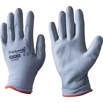 Pracovní oblečení SCHMITH PRACOVNÍ RUKAVICE PU ŠEDÉ VELIKOST 10 (12 PÁRŮ)