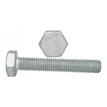 Šroub Šrouby M10x35 třídy 10.9 pozinkované pozink DIN 933 100 ks
