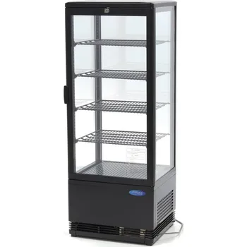 Chladnička s vitrínou 43 cm - 98 l | Maxima, 09400811