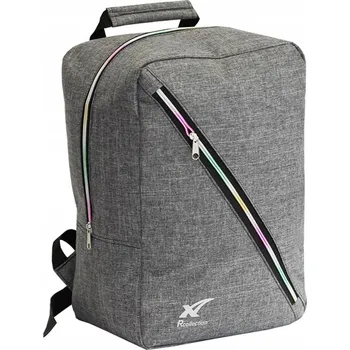 turistický batoh Batoh Rcollection do letadla 20-40 l šedý
