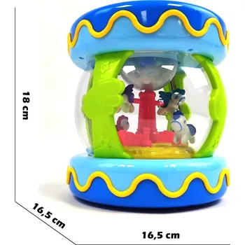 Hračka pro nejmenší Bubínek s kolotočem Velký