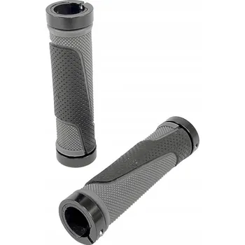 grip Gripy na řidítka HLG308 Kraton; 130 mm; 2 ks; ČERNO-ŠEDÉ