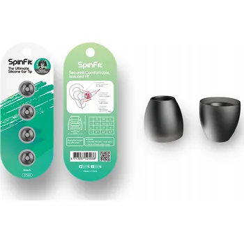 SpinFit CP500-S Profesionální Nástavce do uší - 2 Páry!