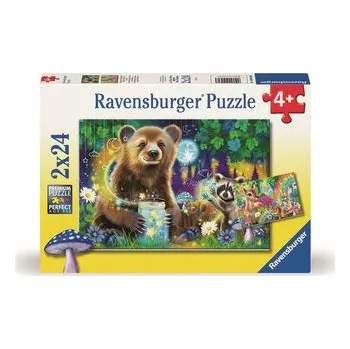Puzzle RAVENSBURGER Puzzle Kamarádi z kouzelného lesa 2x24 dílků