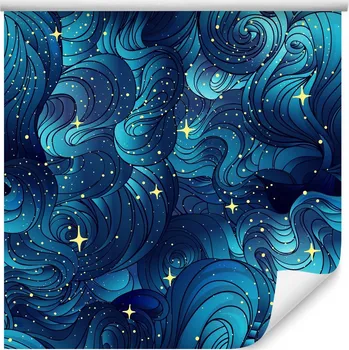 Fototapeta Tapeta pro mládež Abstrakce HVĚZDY Noc Ozdoba