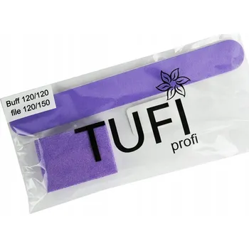 Jednorázová sada TUFI profi PREMIUM: pilník zrnitost 120/150 a leštička zrnitost 120/120