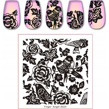 Přípravek na nehty Šablona / Destička na nehty pro zdobení nehtů