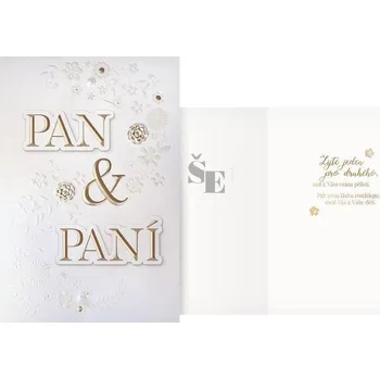 Svatební Blahopřání s textem CN-897