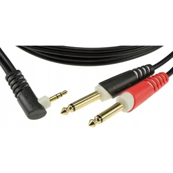 Audio kabel Kabel jack 3,5 mm - jack 6,3 mm Klotz AY5A0200 2 m