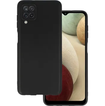 Pouzdro na mobilní telefon Zadní kryt MATT pro SAMSUNG GALAXY A12 Black