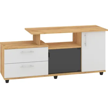 Televizní stolek Max-i Televizní stolek ZAID Zvolte barvu:: dub tacho + bílá