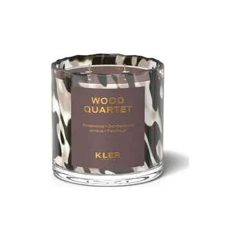 Svíčka Sojová vonná svíčka Kler Aroma Wood Quartet