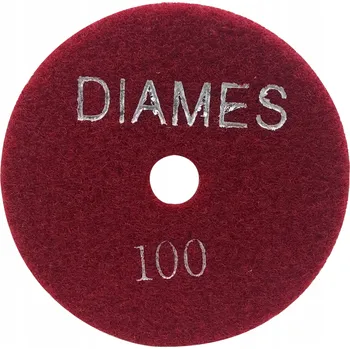 Brusný kotouč Diamantový lešticí kotouč na suchý zip, na žulu, 100 mm, zrnitost #100, pro mokré použití