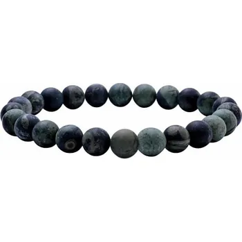 Náramek Jaspis kambaba náramek kuličky matné 8 mm obvod cca 16 až 22 cm
