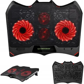 Chladicí podložka pod notebook s USB portem a ventilátory