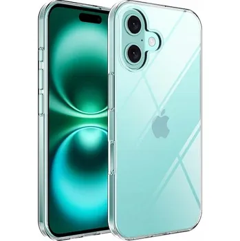Pouzdro na mobilní telefon ULTRA TENKÝ TPU GUMOVÝ SILIKONOVÝ POUZDRO PRO IPHONE 16 + SKLO DÁREK