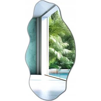 Zrcadlo Koupelnové Zrcadlo Nástěnné Moderní Loftové Ložnice Koupelna Předsíň 40x80cm