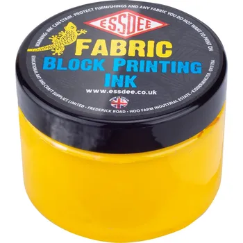 Výtvarná barva ESSDEE Barva na linoryt TEXTILNÍ 150 ml - žlutá