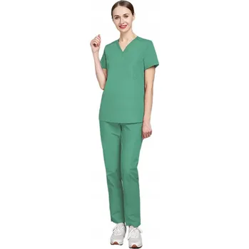 DÁMSKÝ ZDRAVOTNICKÝ KOMPLET SCRUB UNIFORM MODEL 42019 MINT BARVA VELIKOST M
