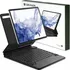 Pouzdro na tablet Dexnor Pouzdro s klávesnicí pro Galaxy Tab S7 Plus/S7 FE/S9 Plus/S8 Plus/S9 FE Plus 12,4" černé