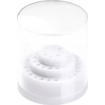 Pouzdro na mobilní telefon Kulatý uzamykatelný stojan pouzdro BÍLÝ