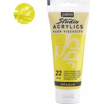 Výtvárné potřeby Akrylové barvy Pebeo žlutá 1 ks 100 ml