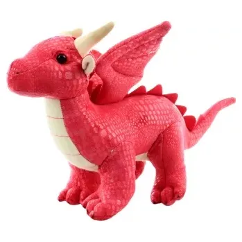 plyšák Eco- Friendly drak červený 20 cm