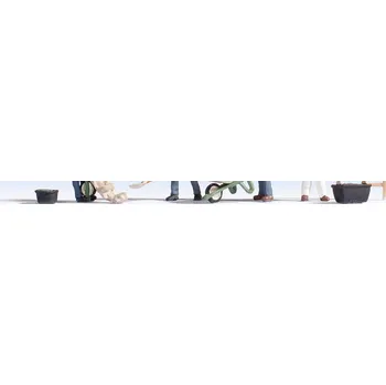 Modelová železnice Noch 15055, Zedníci s příslušenstvím, měřítko H0