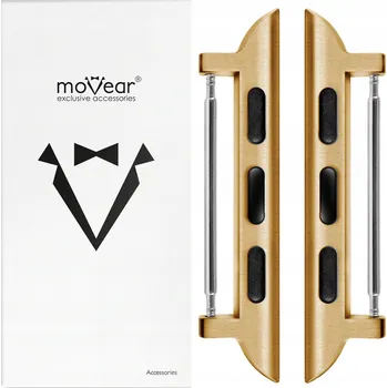 Pouzdro na mobilní telefon Adaptér řemínku moVear pro Apple 22mm zlatý