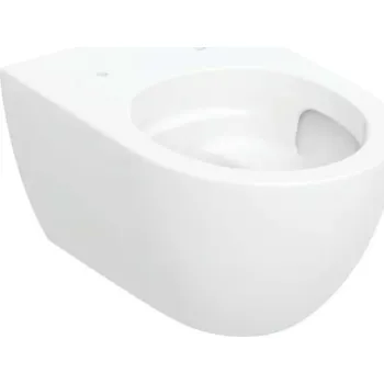 Klozet GEBERIT - Acanto Závěsné WC, Rimfree, TurboFlush, s KeraTect, bílá 502.717.00.8