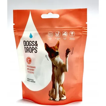 Pamlsek pro psa Dogs&Drops Treserka – 80% ryby 70 g