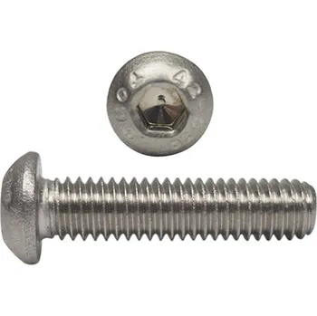 Šroub Šrouby s kulovou hlavou M3x25 nerezové A2 ISO 7380 10 Ks.