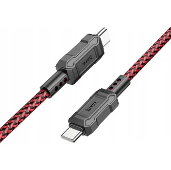Datový kabel Kabel Hoco USB typ C - USB typ C 1 m červený
