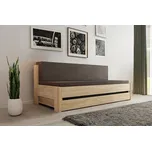 Ahorn Spoletto rozkládací postel Dekor: Dub Bardolino přírodní, Rošt: Laťový, Rozměr: 90/170 x 200 cm