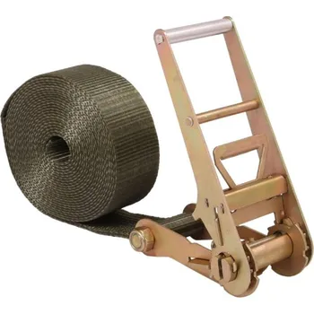 Upínací popruh Upínací popruh jednodílný KHAKI 10 t 75 mm , 10 m