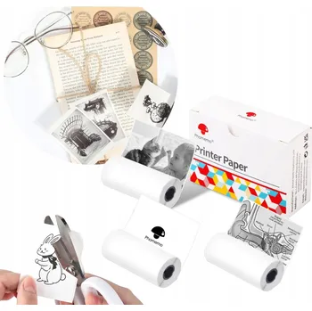 Příslušenství pro čtečku elektronické knihy Samolepicí termopapír do tiskárny Phomemo T02, M02X 50mm x 3,5m 3ks