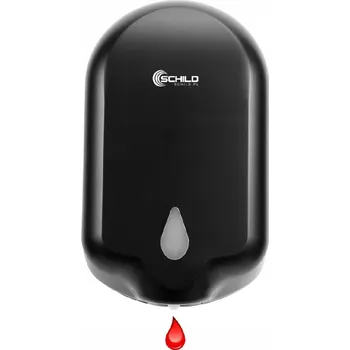 Dávkovač mýdla Bezkontaktní nástěnný dávkovač mýdla Schild 1100 ml černý