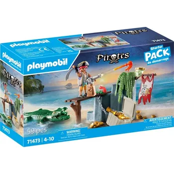 Stavebnice Playmobil Playmobil 71473 Pirát s aligátorem